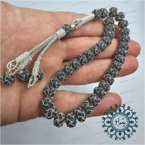 تسبیح نقره بهراد