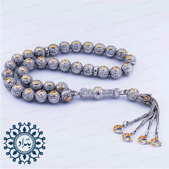 تسبیح نقره بهراد