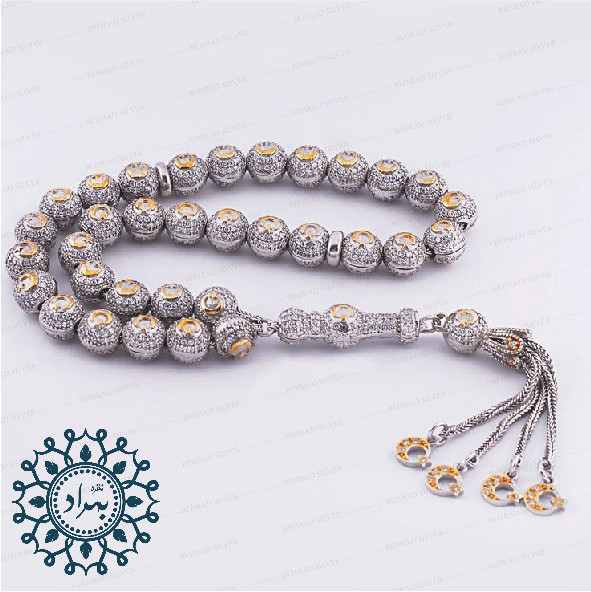 تسبیح نقره بهراد