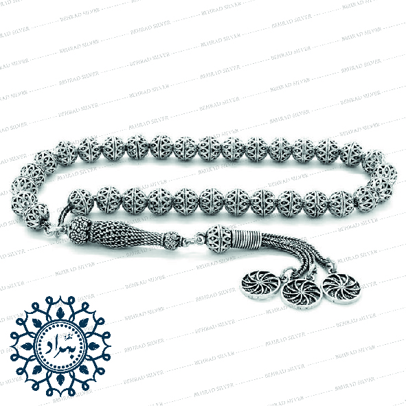 تسبیح نقره بهراد